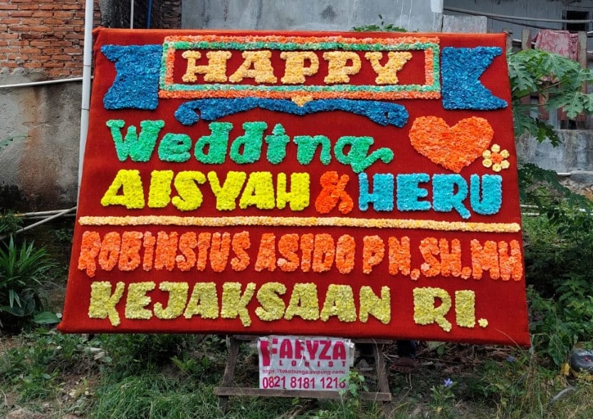 Papan-Bunga-Wedding-Lampung-Utara
