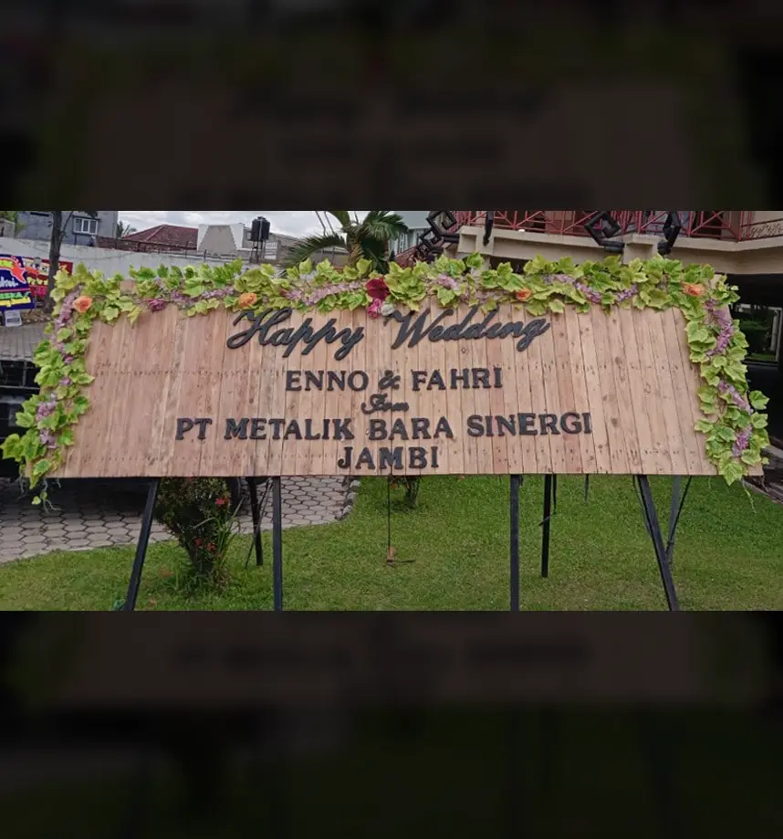 Papan Bunga Rustic Bandar Lampung Faeyza Florist