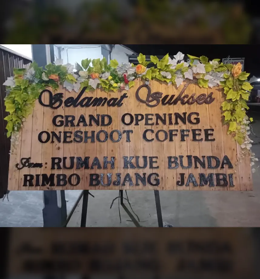 Papan Bunga Rustic Lampung Faeyza Florist