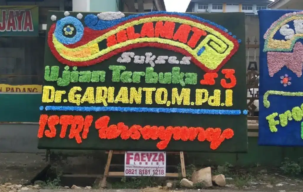 Papan Bunga Selamat Sukses Lampung Selatan